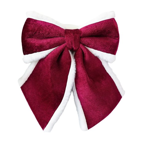 2026 Christmas Indoor Home Decor Christmas Bows Suitable For Christmas Tree Wreath Arrangement Gift Box Decoration Bow Ornaments