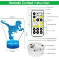 thumbnail image 4 of SCSYV 3D Night Lamp, 7 Colors Changing Night Light with Timer& Smart Touch & Remote Control, Valentine's Day Birthday Gift for Childs Girls Women, 4 of 5