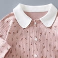 thumbnail image 4 of CAUYDY Newborn Girl Romper Baby Long Sleeve Sleepers for Boy Infant Soft Pajamas Fall Winter Preemie Clothes 6 9 12 18 Months Sizes 6-9 Months,Light Pink, 4 of 4