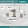 thumbnail image 3 of Peerless Xander Two Handle Bathroom Faucet in Brushed Nickel P3519LF-BN, 3 of 6