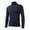 346#Navy, variant on Men's Fashion Mock Turtleneck T-Shirts Long Sleeve Pullover Sweater Basic Designed Undershirt Slim Fit Top