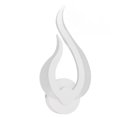 thumbnail image 3 of Aplique de pared LED con forma de llama, diseño simple, acrílico, aleación de aluminio, para estudio, pasillo, dormitorio, 85-265 V, 3 of 10
