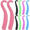 thumbnail image 1 of 10 piezas juguete plástico con punta de dedo creativo pulpo tentáculo dedo marionetas juguete tentáculo fiesta favores para niños niños (color aleatorio), 1 of 7