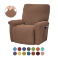 thumbnail image 1 of Housse de Fauteuil Inclinable Extensible Couverture Complète Couleur Unie pour LAZBOY Remplacement-Shorts, 1 of 5