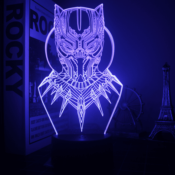 3D Illusion Night Light 16 Colors Changing with Remote Kids