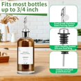 thumbnail image 4 of Liquor Pour Spout,Pour Spout for Liquor Bottles,Automatic Olive Oil Dispenser Spout,liquor dispenser,Olive Oil Spout,liquor bottle pourers Alcohol Wine Syrup Home Bar Accessories (Sliver, 6 Pack), 4 of 10