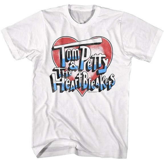 Tom Petty American Heart Men's T Shirt (White, Adult2XL)