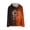 Orange, variant on IROINNID Women's Long Sleeve Hoodie Mid-Length Print Loose Color Contrast Rose Tops Sweatshirts, Orange