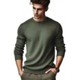 thumbnail image 2 of Playera Tipo Sueter Ligero Manga Larga, Cuello Redondo, 2 of 2
