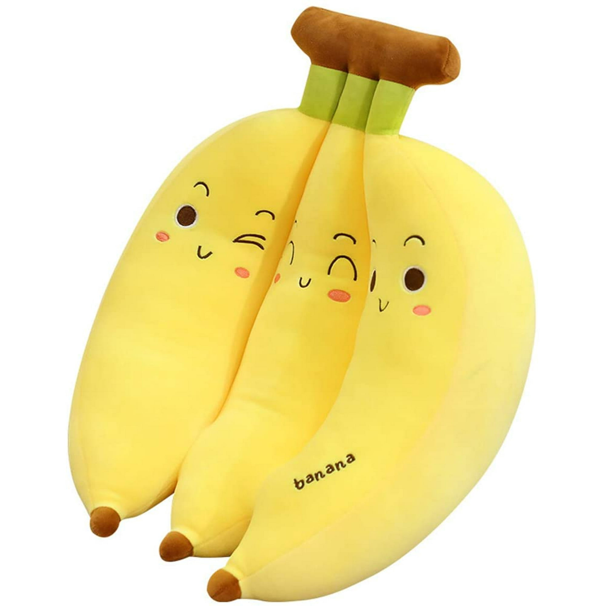 Oreiller en Peluche de Banane un Tas de Bananes Peluche Farcie Jouet Nourriture Peluche Banane Coussin de Calins Cadeau d Anniversaire Valentine