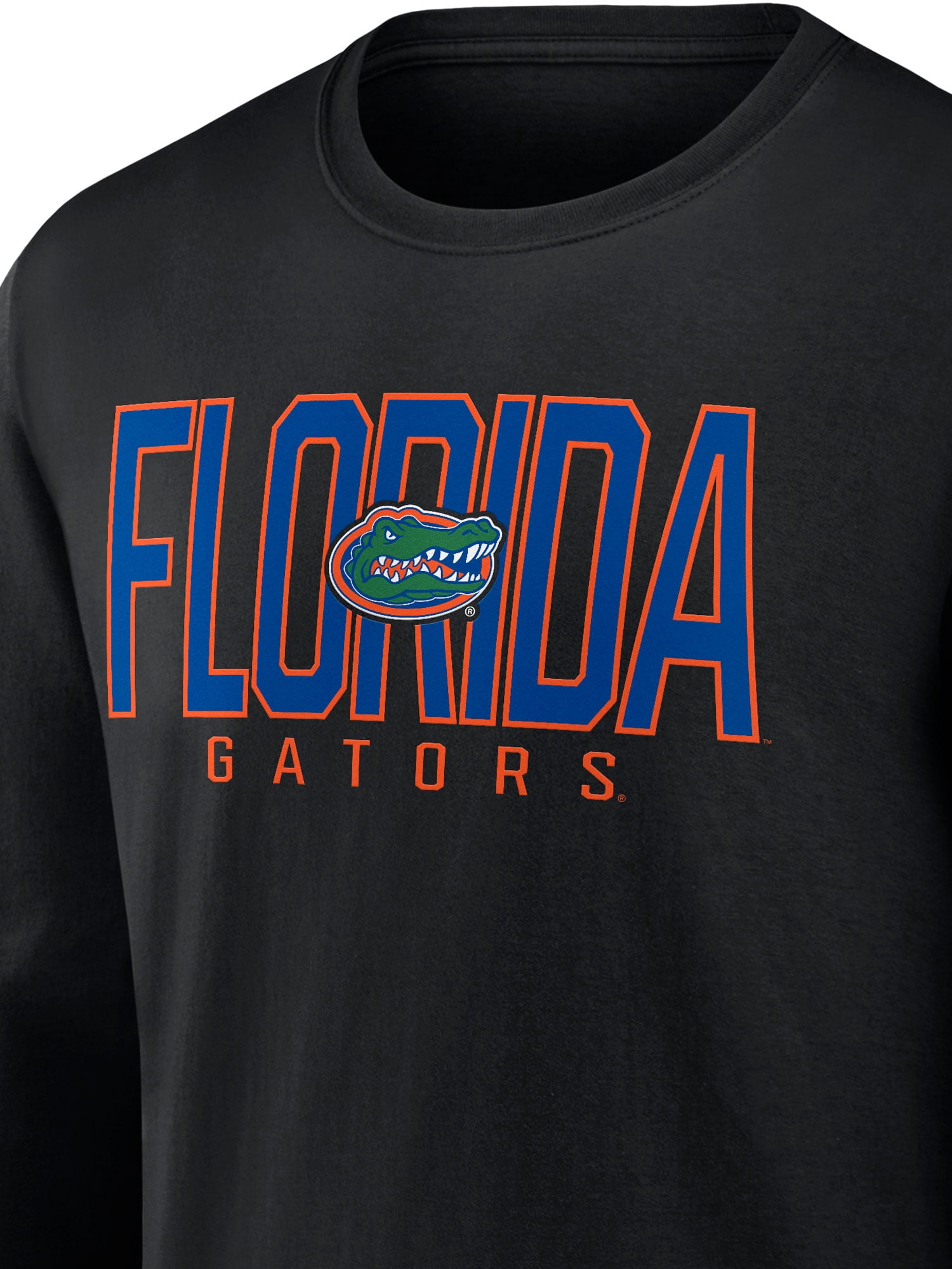 NCAA Florida Gators Men's Cotton Black Long Sleeve T-Shirt