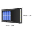 thumbnail image 4 of 2Ensemble Lampe Murale Solaire pour Décorateurs 13x7.5cm, 4 of 8