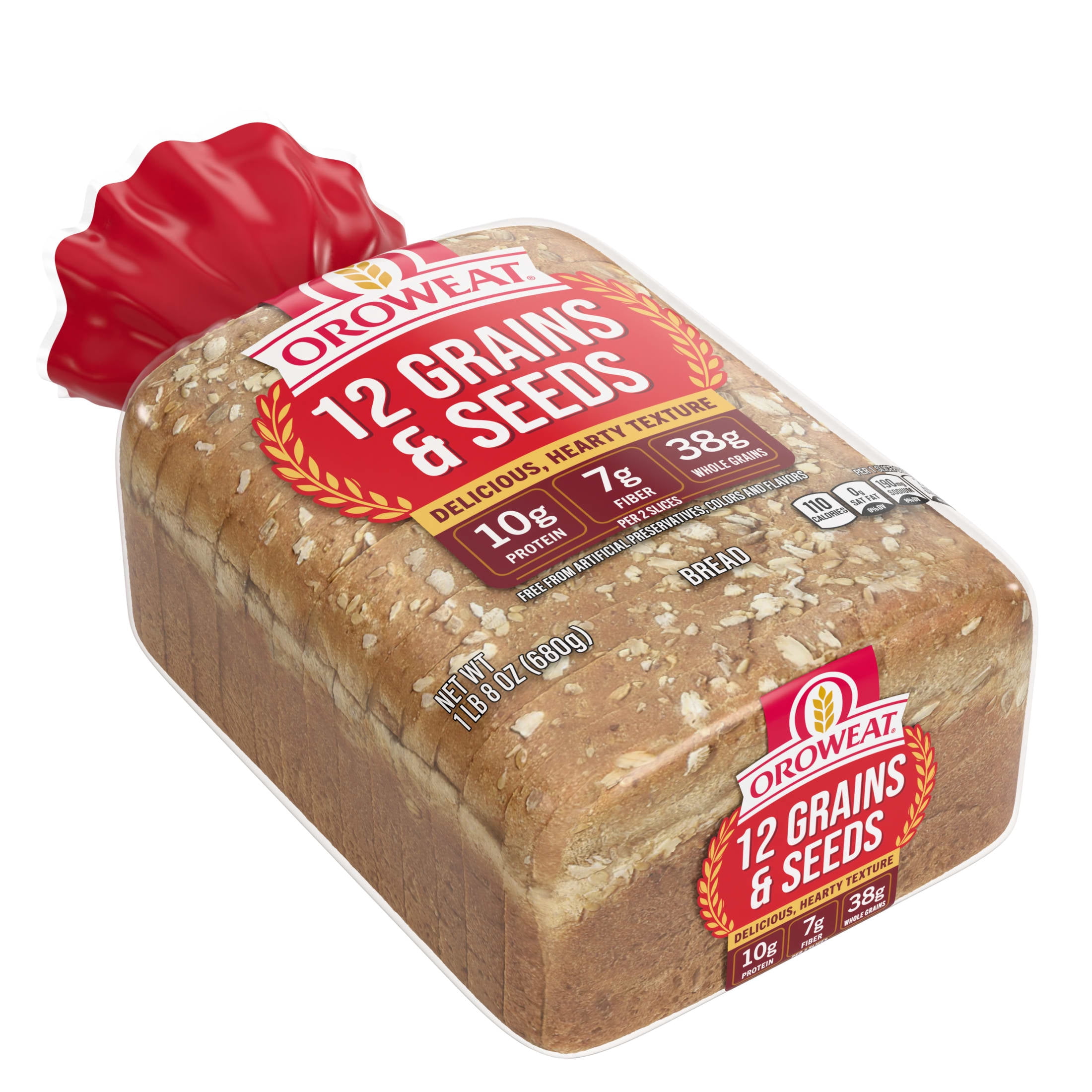 Oroweat 12 Grains & Seeds Bread, 24 oz