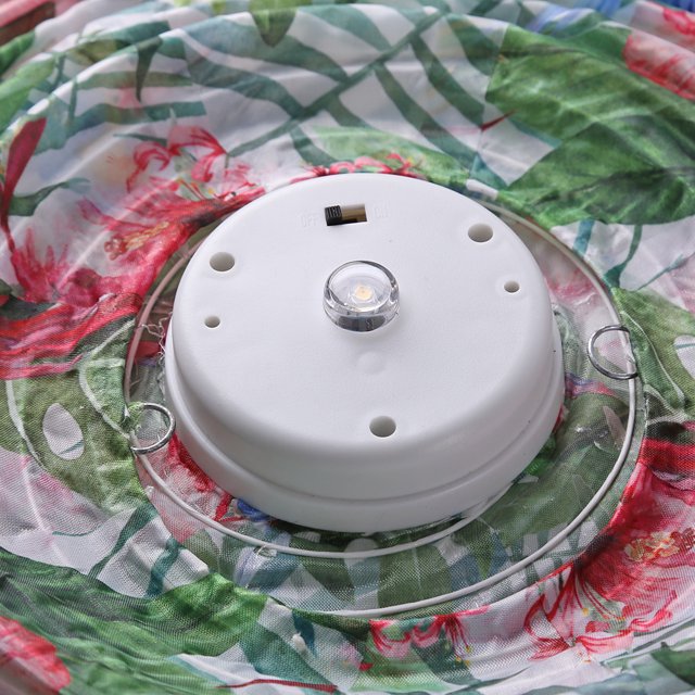 Lámpara Adornos de fiesta de cumpleaños de boda operados por energía solar de impermeable colgante redonda Tmvgtek Para estrenar