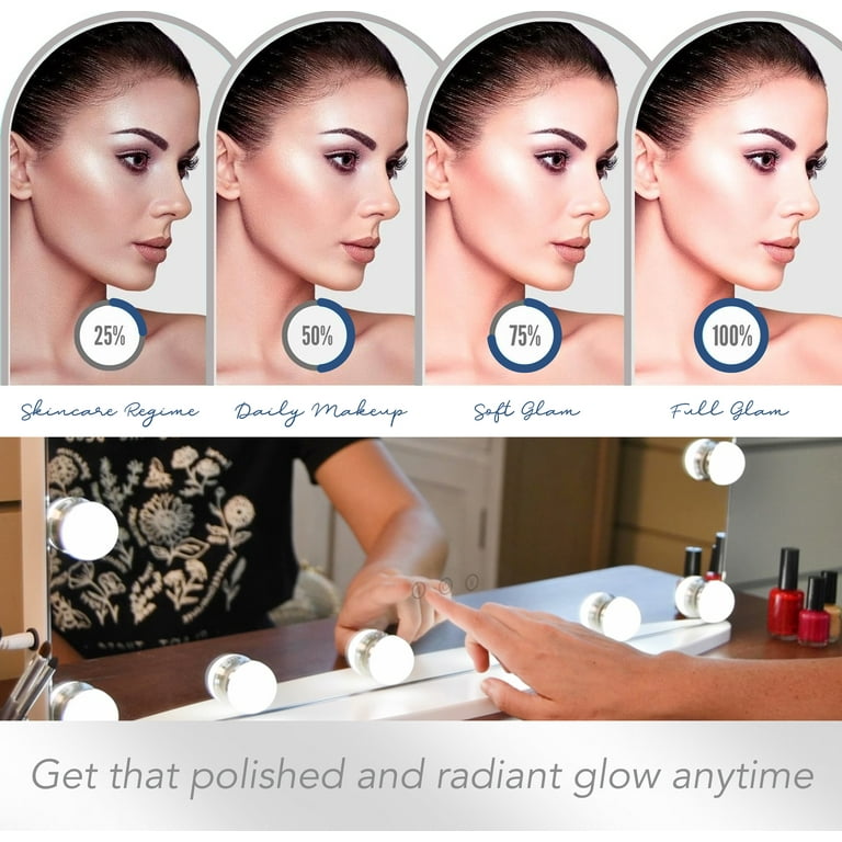 Glam makeup mirrors deals