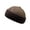 Brown, variant on Shearling Sheepskin Fur Beanie Hat, Winter