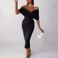 thumbnail image 3 of RKSTN Robe d'Été pour Femmes, Mode Décontractée Ceinture Solide Col en V Robes de Plage Robes Grande Taille pour Femmes, 3 of 8