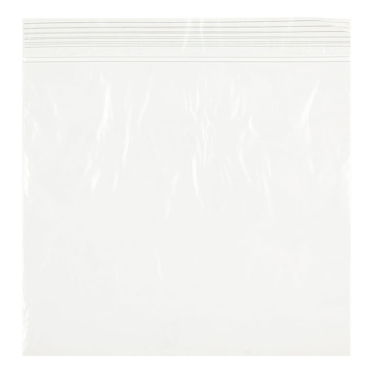 Home Select Freezer & Storage Bags, Zipper Seal, Gallon Size, Paper &  Plastic