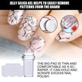 thumbnail image 2 of Clear Jelly Nail Art Stamper Scraper Set Silicona Transparente Nail Art Stamping Kit Manicure Nail Art Tools Kearding CE006803-00, 2 of 6