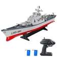thumbnail image 1 of TFixol 2.4GHz Dual Motor Remote Control Battleship LHD-881 with Low Battery Alert, Water-Off Protection, and Realistic Lighting (Large Size, Dual Battery Version), 1 of 7