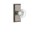 thumbnail image 2 of Grandeur Carbor_Prv_234 Carre Solid Brass Rose Privacy Door Knob Set - Nickel, 2 of 5