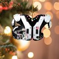 thumbnail image 1 of Clearance! DIY American Football Shoulder Pads And Helmet For Christmas Tree Decoration Car Rearview Mirror Pendant Crafts Collection, 1 of 7