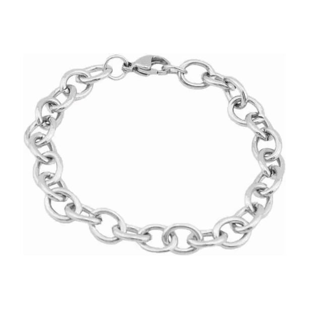 (Bulletproof Youth League) Bracelet for Women Adjustable Statement Silver Bracelet Exaggerated Chain Bracelet Jewelry
