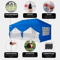 thumbnail image 3 of CROWN SHADES 10x20 Pop Up Canopy Tent Commercial Heavy Duty Tent with 6 Sidewalls Outdoor Canopies for Events Parties Gray, 3 of 9