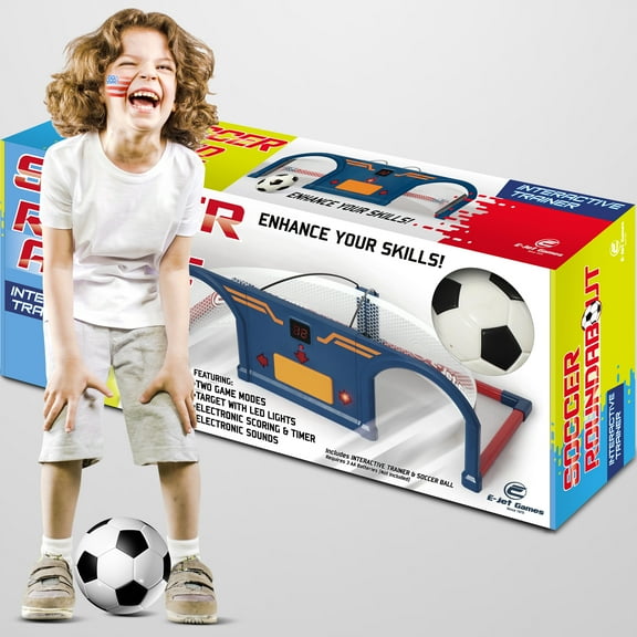 Soccer Trainer Ball Set, Soccer Roundabout Sport Games Gifts | Foot-Eye Coordination Hand-Eye, Football Exercises Agility Training
