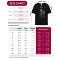 thumbnail image 7 of T Shirts for Women Short Sleeve Cotton Crewneck T-Shirt, Hummingbird Colorful Gradient Bird Splash Ink Tee Tops Casual Basic T-Shirts, XS-5XL Black XS, 7 of 7