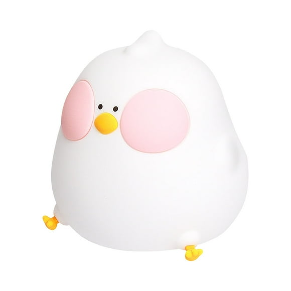 karymi Gugu Chicken Lamp Colorful Dimming Charging Nightlight Children's Sleeping Bedside Baby Feeding Lamp up to 65% off