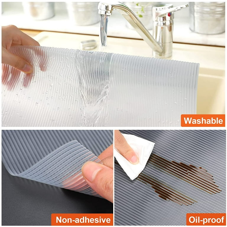 Clear Ribbed Shelf Liner 12 x 40