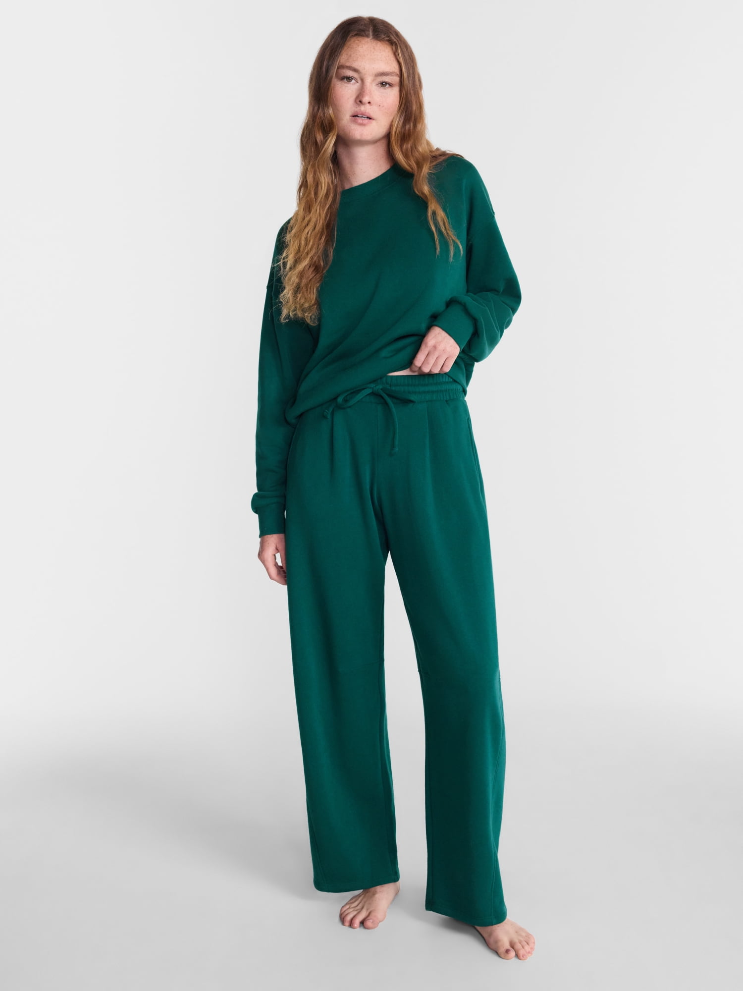 No Boundaries Soft Sleepwear Pants, 31" Inseam, Women’s and Women’s Plus XXS-3X