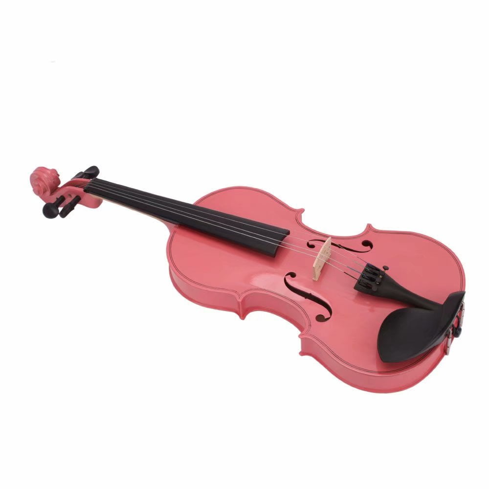 IVV New 4/4 Acoustic Violin With Case Bag /Bow /Rosin , Pink