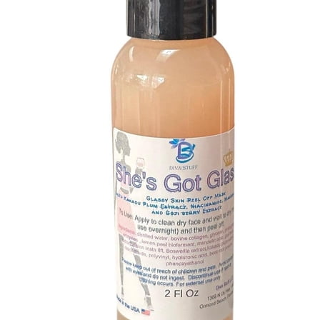 Diva Stuff She's Got Glass, Glassy Skin Nightly Peel Off Mask With Goji Berry Extract and Niacinamide