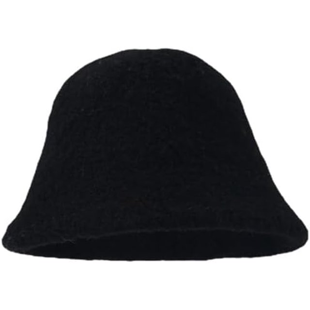 LinYooLi Y2K Hat Female Fashion Autumn/Winter Solid Color Wool Fisherman Hat Thicken Warm Bucket Hat Simple Basin Hat Male