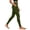 Green, variant on TGPMGRZ High Waisted Leggings with Pockets for Women Elastic Waisted Solid Yoga Pants Leggings Tight Petites Comfort Green Size XXL
