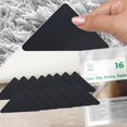 thumbnail image 2 of Ledgebay Rug Pad Grippers for Area Rugs - Multi Pack Reusable, No Skid, Washable, Anti-Slip, Rug Pad Gripper for Hardwood Floors and Tile with Double-Sided, Self Adhesive to Keep Area Rugs Flat (16), 2 of 8