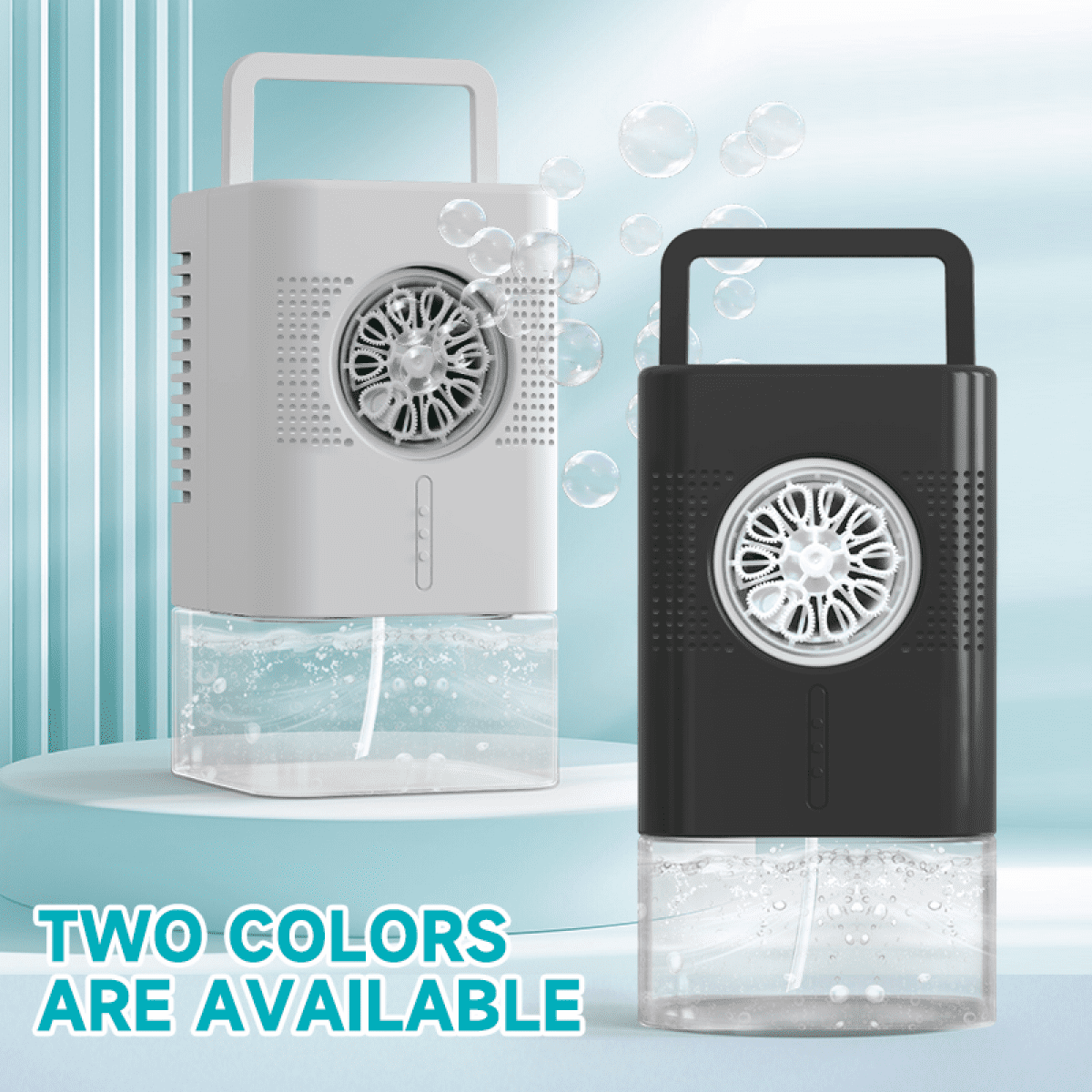 Automatic Bubbles Machine for Kids, 400ML Portable Bubble Maker Blowers with Lights for Christmas Birthday Gifts & Outdoor Backyard Parties(White)
