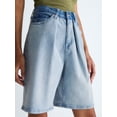 thumbnail image 4 of Scoop Women's and Women's Plus Mid-Rise Shorts, 9'' Inseam, Sizes 0-26W, 4 of 5