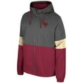 thumbnail image 2 of Men's Colosseum Charcoal Boston College Eagles Miles Full-Zip Hoodie Jacket, 2 of 3