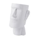thumbnail image 3 of Maceta de resina nórdica sencilla con forma de maceta, jarrón con busto de rostro humano. Blanco, 3 of 9