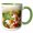 Green/White, variant on 3drose, Homemade Salad, Cuisine - Na06 Rti0000 - Rob Tilley, 11oz Two-tone Yellow Mug