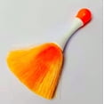 thumbnail image 1 of Static Duster - 8" Inch Travel Duster - Electrostatic Duster attracts dust Like a Magnet (Orange), 1 of 7