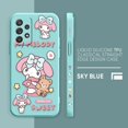 thumbnail image 3 of Case For Samsung Galaxy A91 A73 A72 A71 A53 A52 A51 A42 A33 AO3S 4G 5G Simple Liquid silicone Case Cartoon My Melody, 3 of 5