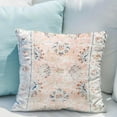 thumbnail image 5 of Boho Throw Pillow Covers 18x18 inch Set of 2 Monaco Rug Persian Carpet Double Sided Pattern Short Plush Cotton Soft Pillow Case Cushion Cover Pillowcase for Couch Sofa Bed Decorative (Pink), 5 of 6