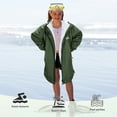 thumbnail image 3 of Catalonia Kids Waterproof Swim Parka with Hood, Windproof Fleece Swim Jacket, Warm Winter Swim Coat for Boys Girls Youth, Perfect for Swim Lessons, Beach, Pool, 3 of 7