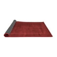 thumbnail image 2 of Ahgly Company Indoor Round Abstract Red Contemporary Area Rugs, 4' Round, 2 of 4