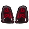thumbnail image 2 of VLAND pour JCW Union Jack Full LED Feux Arrière Rouge Objectif Adapté pour R56 R57 R58 R59 LCI 2011-2015, 2 of 8