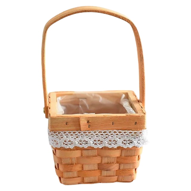 Handmade Woven Flower Decorative Storage Living Room Flower Racks Indoor Outdoor Use Unique Home Organization and Wedding Woven